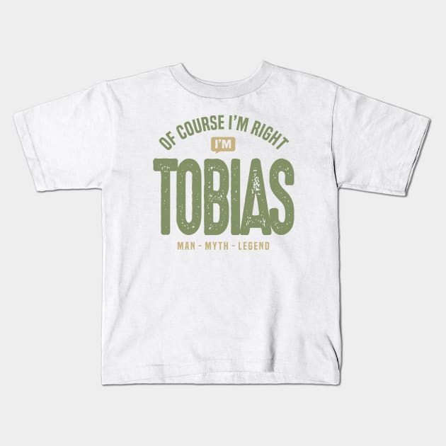 Tobias Kids T-Shirt by C_ceconello